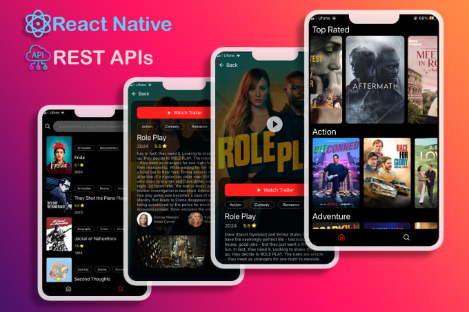 Gig Preview - Develop a mobile app for ios and android using react native