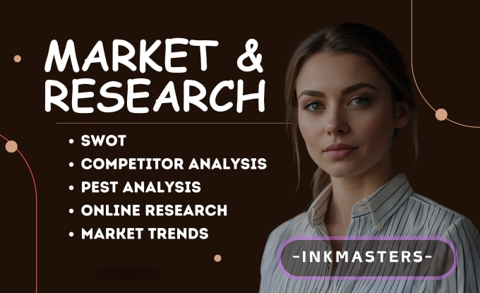 Gig Preview - Provide online, market research, trends, competitor, swot, pest analysis