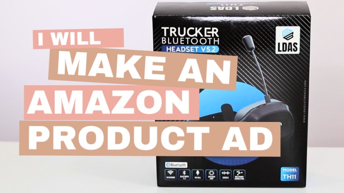 Gig Preview - Create an amazon product video ad