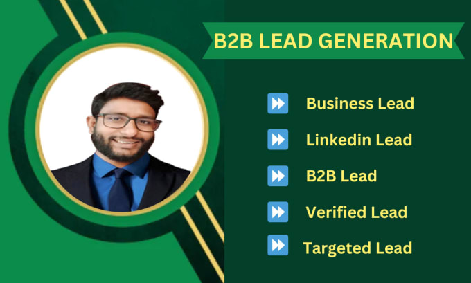 Gig Preview - Lead generation b2b, lead list, lead scraping, lead magnet