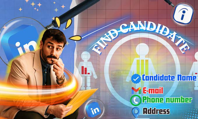 Gig Preview - Collect candidates and recruitment leads from ziprecruiter, linkedin and indeed