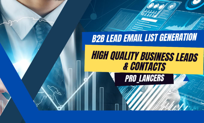 Gig Preview - Do b2b lead email list generation high quality business leads contacts