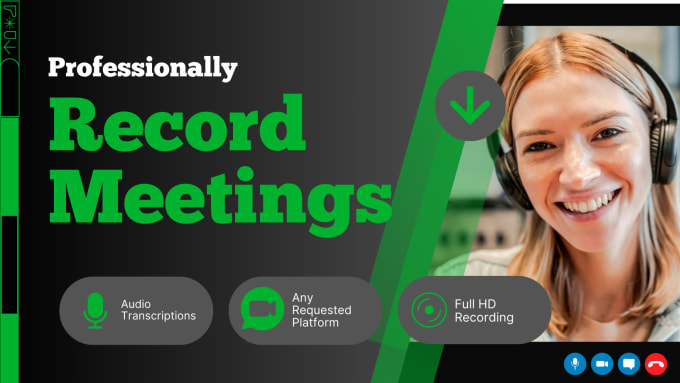 Gig Preview - Record zoom meetings, webinars, or live streams in full HD