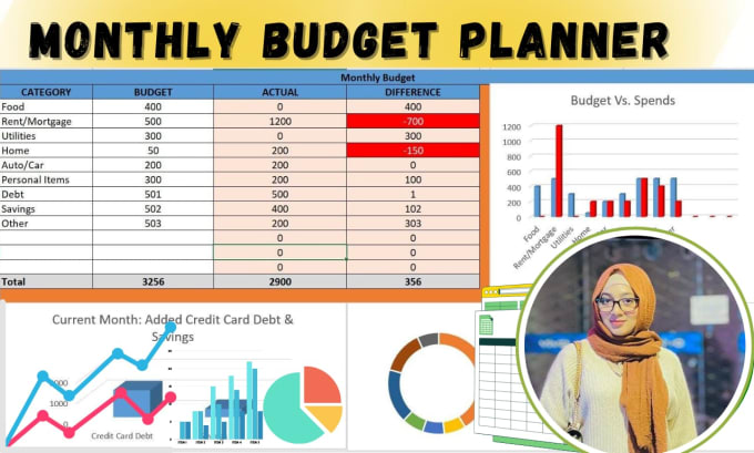 Gig Preview - Create excel dashboard google sheet budget planner, vba automation