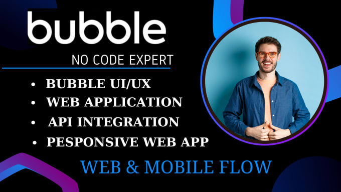 Gig Preview - Do bubble mvp, bubble io website, bubble app, bubble developer, bubble saas