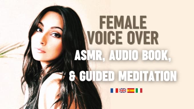 Gig Preview - Record your female voiceover for guided medidation, and asmr