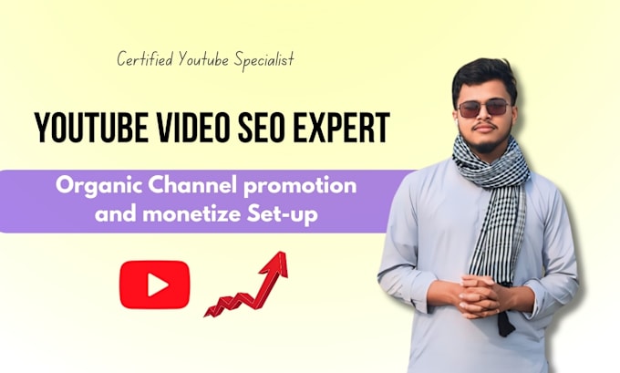 Gig Preview - Do organic youtube monetization and promotion for grow your channel audience