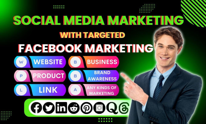 Gig Preview - Do social media marketing, including targeted facebook marketing