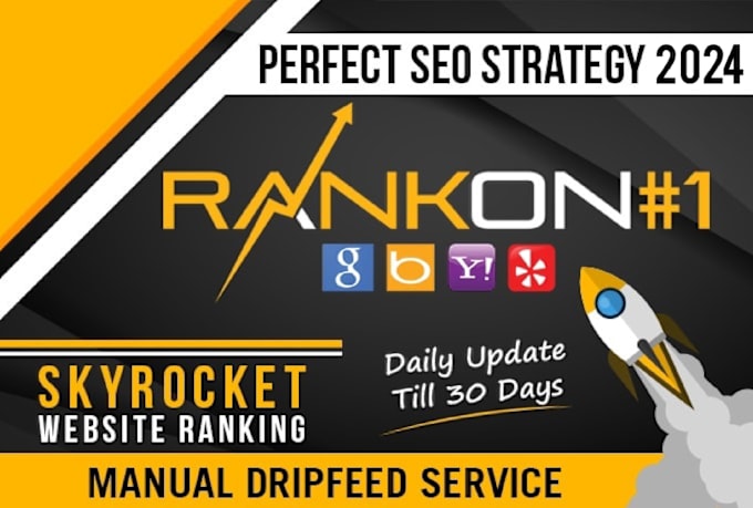 Gig Preview - Rank your website on google, 30 days SEO backlinks