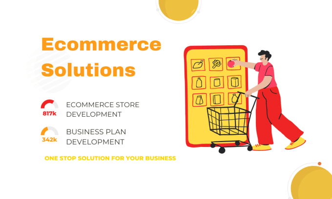 Gig Preview - Develop ecommerce business plan and ecommerce store for you