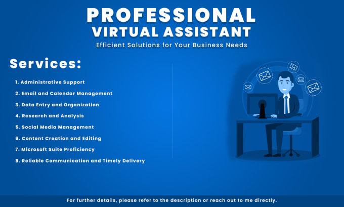 Gig Preview - Be your efficient virtual assistant