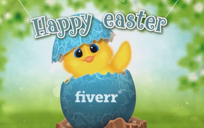 Gig Preview - Make happy easter intro with your logo