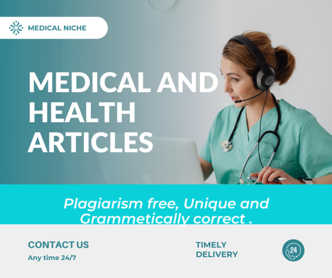 Gig Preview - Write professional medical articles