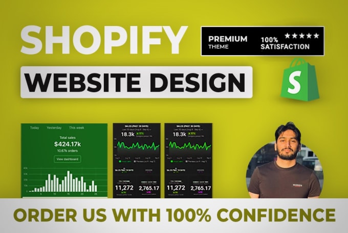 Gig Preview - Design a shopify website to help set up shopify store