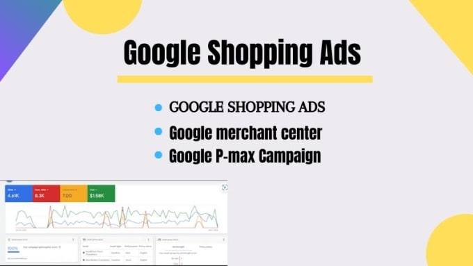 Gig Preview - Set up google merchant center and shopping ads campaign