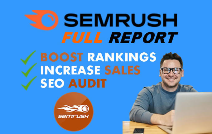 Gig Preview - Deliver semrush report data for your SEO competitors analysis