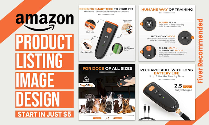 Gig Preview - Design amazon product listing images and infographic design