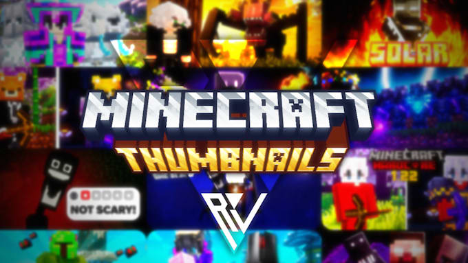 Gig Preview - Make high quality minecraft thumbnails for you