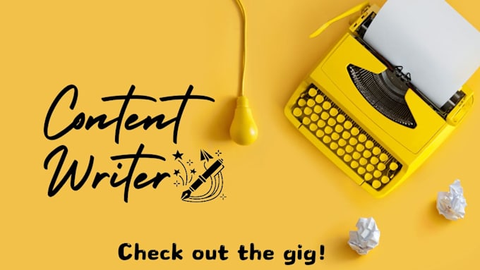 Gig Preview - Do content writing for your product