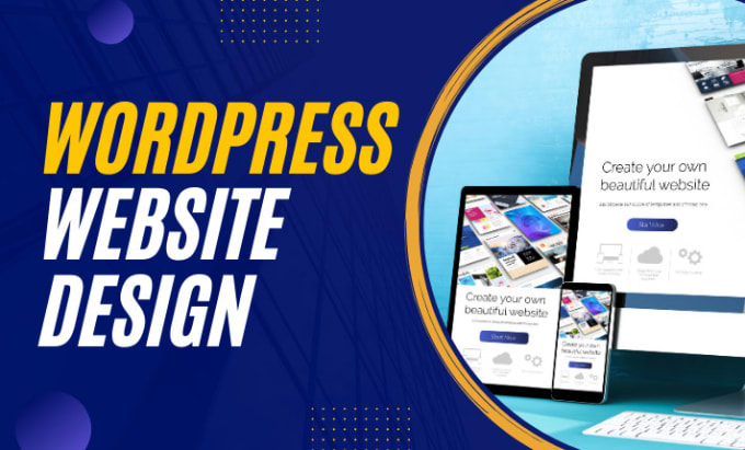 Gig Preview - Build responsive professional wordpress website design