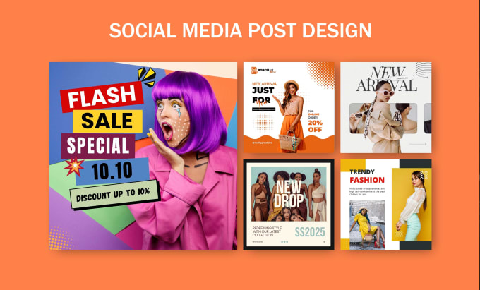 Gig Preview - Design social media banners, facebook ads posts, instagram posts, story design