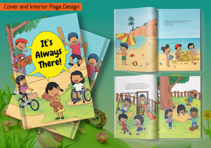 Gig Preview - Design  kids coloring book cover and interior book pages