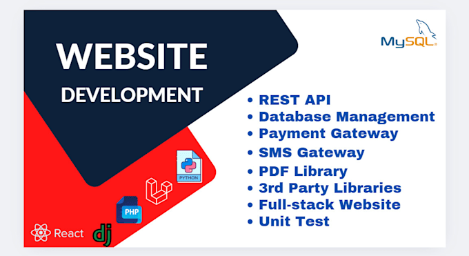 Gig Preview - Build website and rest api using php, laravel and django