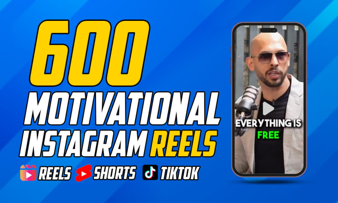 Bestseller - create 600 motivational reels for instagram