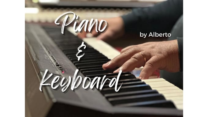 Gig Preview - Record and compose piano, piano cover and keyboard for you