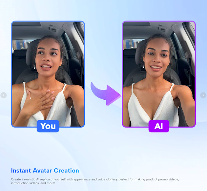 Gig Preview - Create your ai avatar and clone your voice