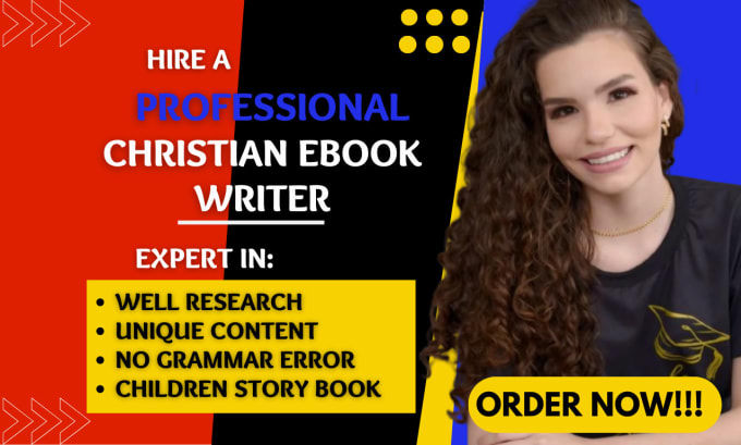 Gig Preview - Ghostwrite 30k ebook writer, christian book,self help, prl online course content