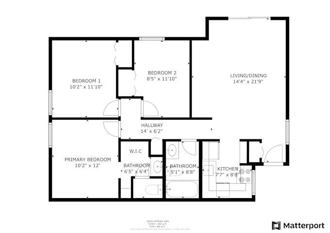 Gig Preview - Do matterport 2d schematic floor plan from matterport link