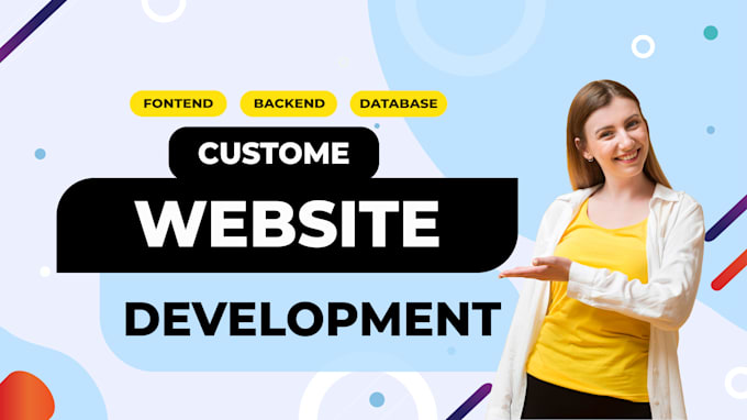 Gig Preview - Create full stack website development, front end, back end web solutions