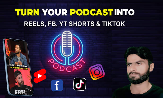 Gig Preview - Create ig reels, tiktok, yt shorts from your podcast videos