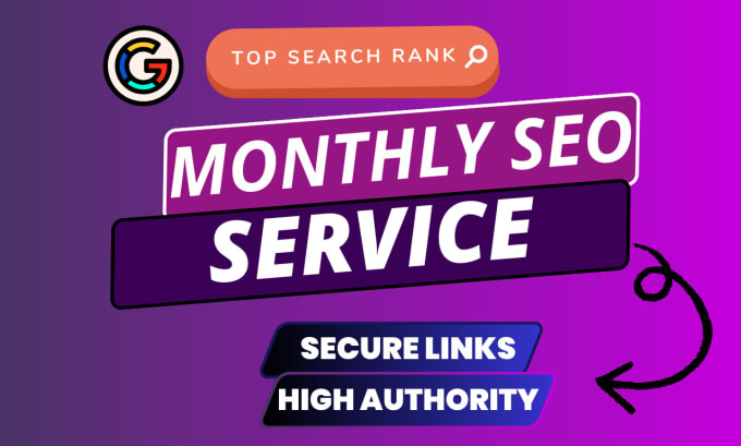 Gig Preview - Monthly off page SEO service with high authority white hat dofollow backlinks