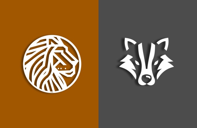 Gig Preview - Design a minimalist animal logo design