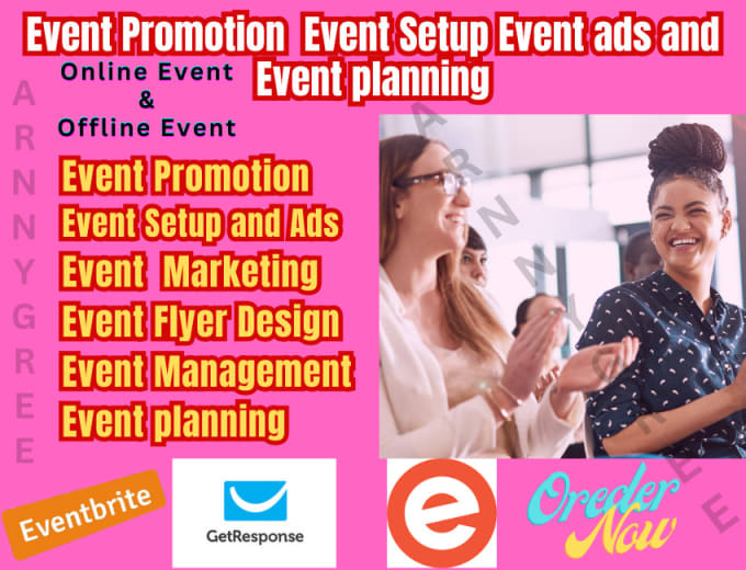 Gig Preview - Event promotion, ticket sales, eventbrite, website promotion, webinar marketing