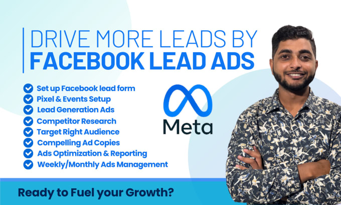 Gig Preview - Run facebook lead generation ads campaign for your business