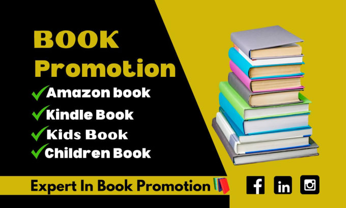 Gig Preview - Do book marketing and amazon book promotion