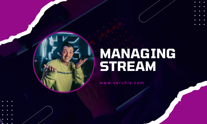 Gig Preview - Be your professional live stream manager