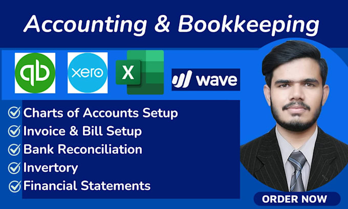 Gig Preview - Do xero, monthly quickbooks online bookkeeping, quickbooks clean up and catch up