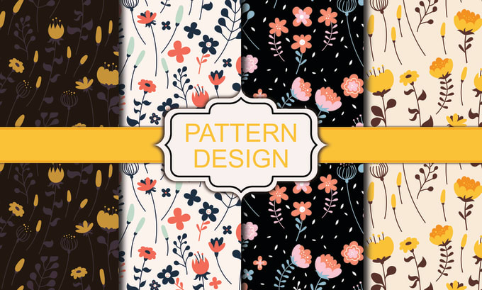 Gig Preview - Do repeating pattern, bandana pattern, tropical pattern, tartan and scarf design