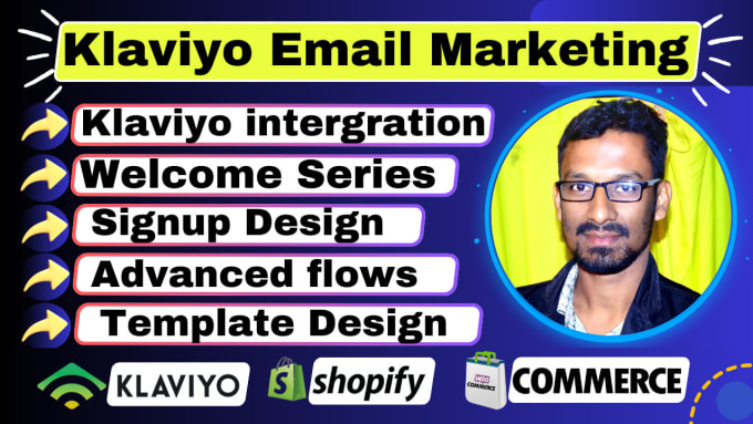 Gig Preview - Setup klaviyo email marketing flows in shopify, woocommerce