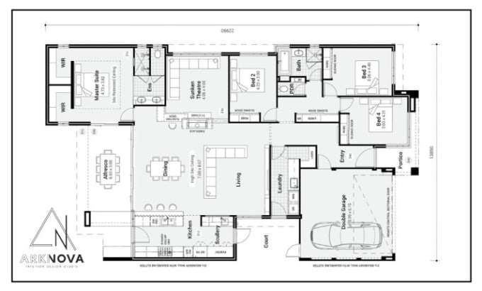 Gig Preview - Create a detailed floor plan for your project