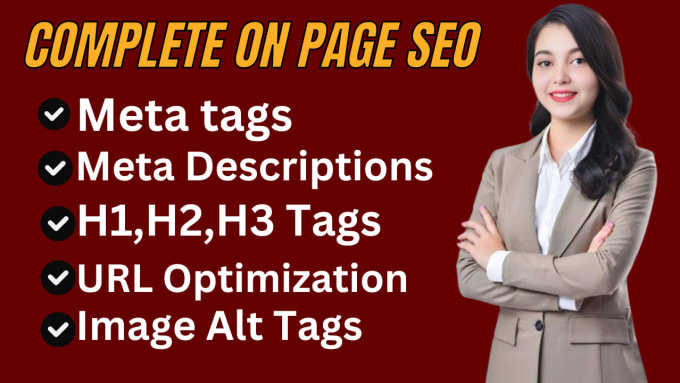 Gig Preview - Write SEO meta titles, meta descriptions, meta tags, and image alt tags