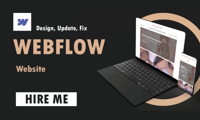 Gig Preview - Design, update, fix webflow or framer, figma to webflow