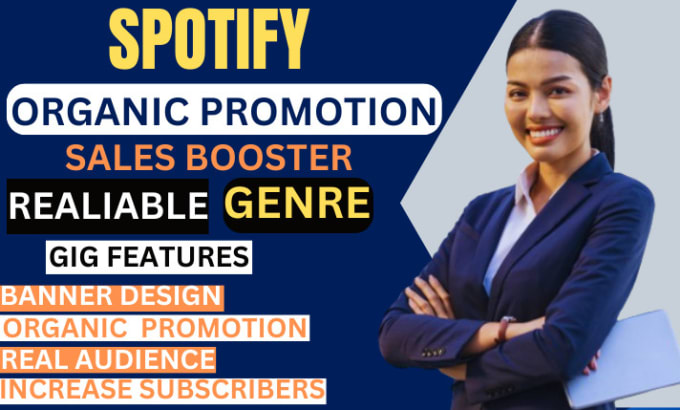 Bestseller - do organic promotion for your spotify music for viral spotify music promotion