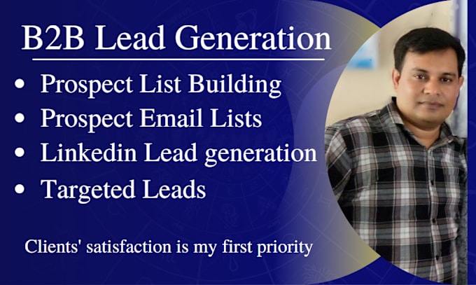 Gig Preview - Propel your business forward with expert lead generation