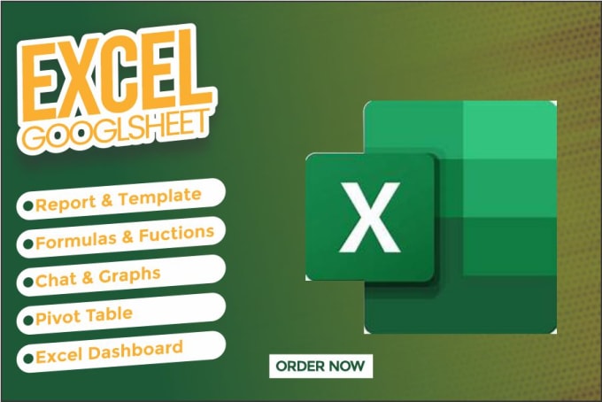 Gig Preview - Make professional excel spreadsheet dashboard pivot table charts and graphs