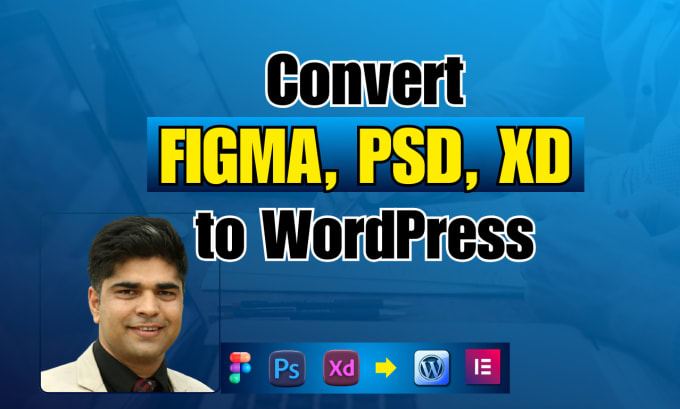 Gig Preview - Convert PSD, xd, canva, figma to wordpress or clone using elementor